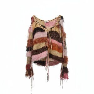 Y2K boho sweater
